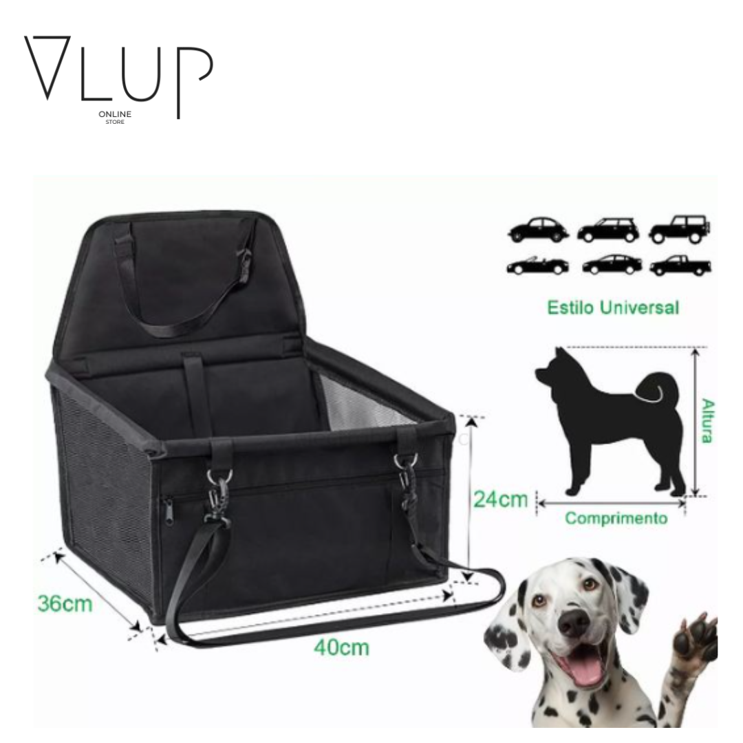 Asiento cagador de mascotas para coche